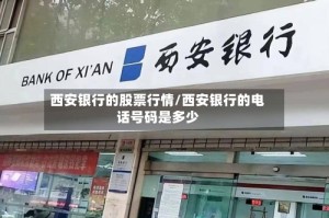 西安银行的股票行情/西安银行的电话号码是多少