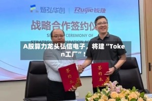 A股算力龙头弘信电子，将建“Token工厂”！
