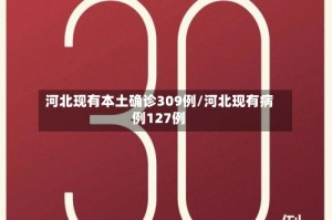 河北现有本土确诊309例/河北现有病例127例