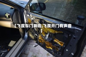 【飞度车门异响,飞度开门有声音】