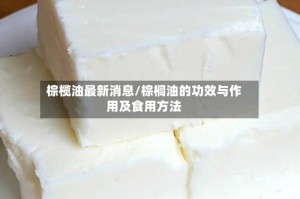 棕榄油最新消息/棕榈油的功效与作用及食用方法