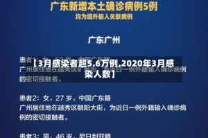【3月感染者超5.6万例,2020年3月感染人数】
