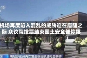 机场再度陷入混乱的威胁迫在眉睫之际 众议院投票结束国土安全部停摆
