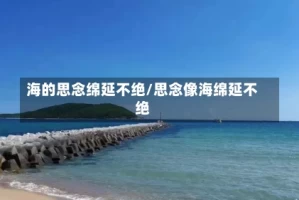 海的思念绵延不绝/思念像海绵延不绝