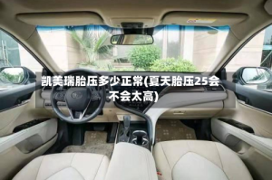 凯美瑞胎压多少正常(夏天胎压25会不会太高)