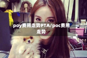 poy费用走势PTA/poc费用走势