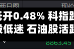 快讯：恒指低开0.48% 科指跌0.88% 科网股、黄金股低迷 石油股活跃 翼菲科技上市首日涨近80%