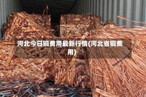 河北今日铜费用最新行情(河北省铜费用)