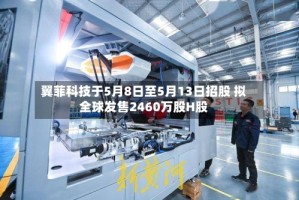 翼菲科技于5月8日至5月13日招股 拟全球发售2460万股H股