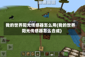 我的世界阳光传感器怎么用(我的世界阳光传感器怎么合成)