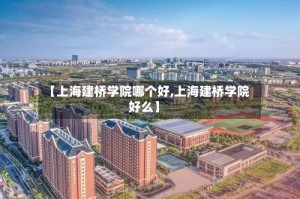 【上海建桥学院哪个好,上海建桥学院好么】