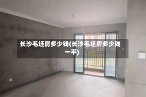 长沙毛坯房多少钱(长沙毛坯房多少钱一平)