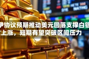 美伊协议预期推动美元回落支撑白银上涨，短期有望突破区间压力