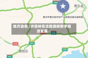 地方动态 | 许昆林在沈阳调研数字经济发展