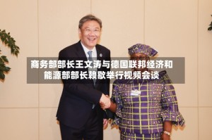 商务部部长王文涛与德国联邦经济和能源部部长赖歇举行视频会谈
