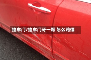 撞车门/撞车门牙一颗 怎么赔偿