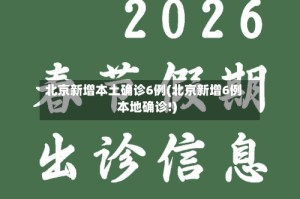 北京新增本土确诊6例(北京新增6例本地确诊!)