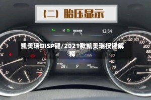 凯美瑞DISP键/2021款凯美瑞按键解释