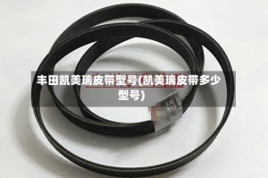 丰田凯美瑞皮带型号(凯美瑞皮带多少型号)