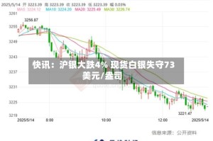 快讯：沪银大跌4% 现货白银失守73美元/盎司