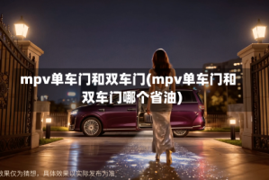 mpv单车门和双车门(mpv单车门和双车门哪个省油)