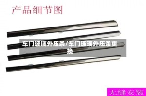 车门玻璃外压条/车门玻璃外压条更换