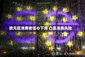 欧元区消费者信心下滑 凸显消费风险