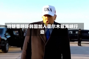 特朗普呼吁韩国加入霍尔木兹海峡行动