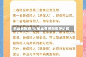第三者险费用/第三者保险费多少钱