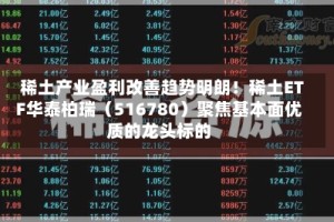 稀土产业盈利改善趋势明朗！稀土ETF华泰柏瑞（516780）聚焦基本面优质的龙头标的