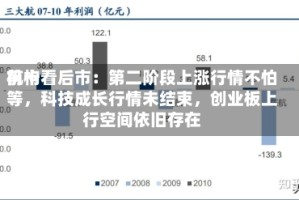 前十机构看后市：第二阶段上涨行情不怕等，科技成长行情未结束，创业板上行空间依旧存在