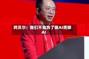 阿贝尔：我们不会为了做AI而做AI
