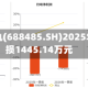 九州一轨(688485.SH)2025年净亏损1445.14万元