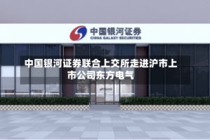 中国银河证券联合上交所走进沪市上市公司东方电气