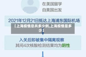 【上海疫情总共多少例,上海疫情是多少】