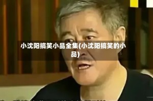 小沈阳搞笑小品全集(小沈阳搞笑的小品)