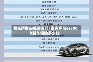 雷克萨斯es保险贵吗/雷克萨斯es300h新车保险多少钱