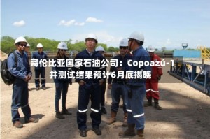 哥伦比亚国家石油公司：Copoazú-1井测试结果预计6月底揭晓