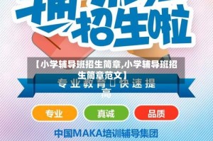 【小学辅导班招生简章,小学辅导班招生简章范文】