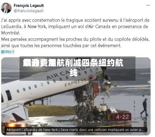 燃油费用飙升	，加航削减四条纽约航线-第2张图片