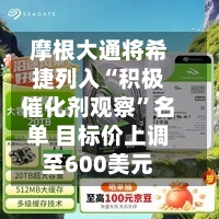 摩根大通将希捷列入“积极催化剂观察”名单 目标价上调至600美元-第1张图片