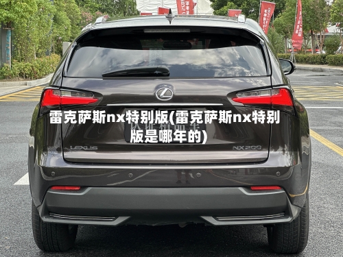 雷克萨斯nx特别版(雷克萨斯nx特别版是哪年的)-第3张图片