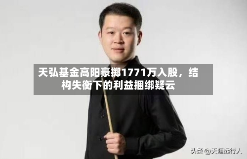 天弘基金高阳豪掷1771万入股	，结构失衡下的利益捆绑疑云-第2张图片