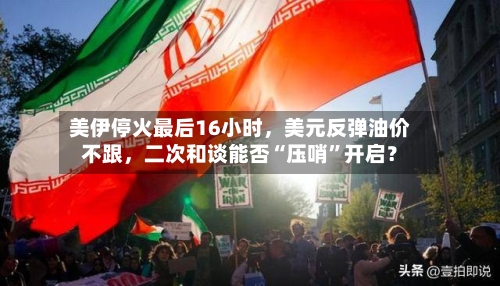 美伊停火最后16小时，美元反弹油价不跟	，二次和谈能否“压哨”开启？-第1张图片