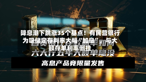 降息潮下跳涨35个基点！有民营银行为吸储定存利率大幅“加息”，与大额存单利率倒挂-第1张图片