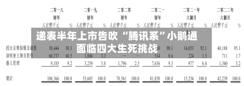 递表半年上市告吹 “腾讯系”小鹅通面临四大生死挑战-第3张图片