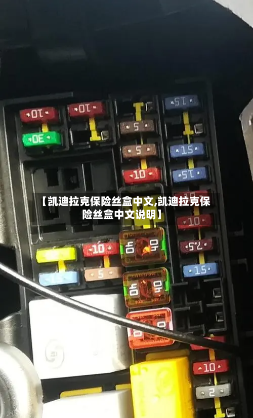 【凯迪拉克保险丝盒中文,凯迪拉克保险丝盒中文说明】-第2张图片