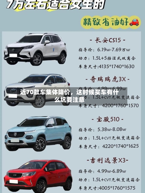 近70款车集体降价，这时候买车有什么坑要注意-第2张图片