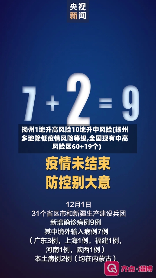 扬州1地升高风险10地升中风险(扬州多地降低疫情风险等级,全国现有中高风险区60+19个)-第1张图片