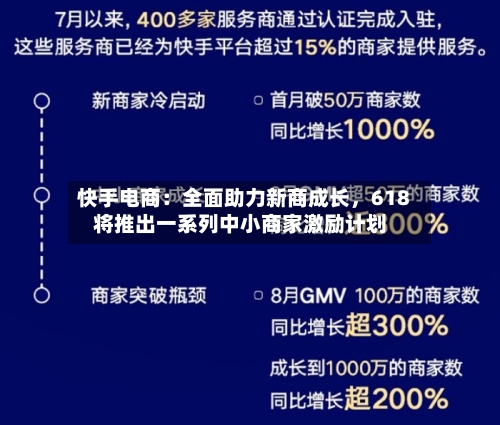 快手电商：全面助力新商成长，618将推出一系列中小商家激励计划-第1张图片